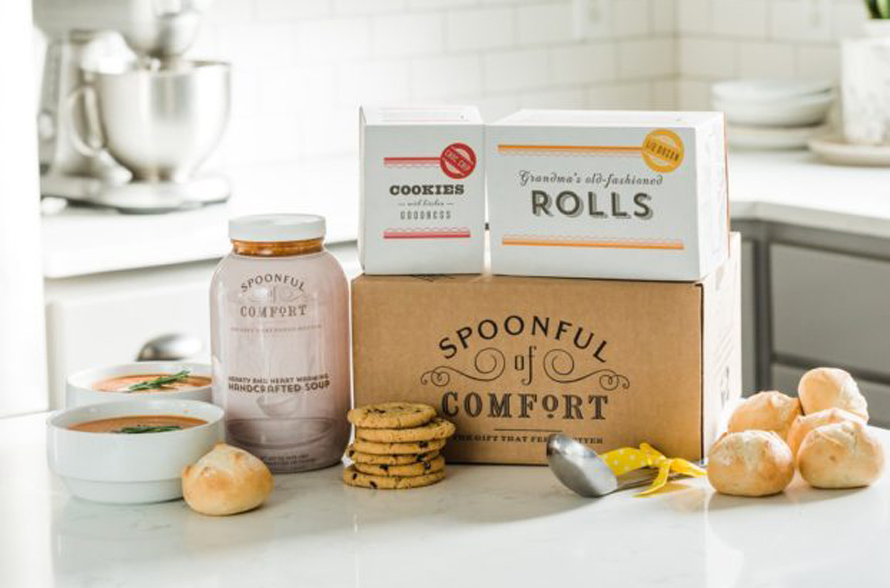 spoonful of comfort soup cookies rolls package