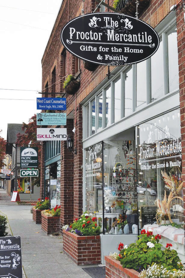 Store front in Tacoma, Washington's Proctor District