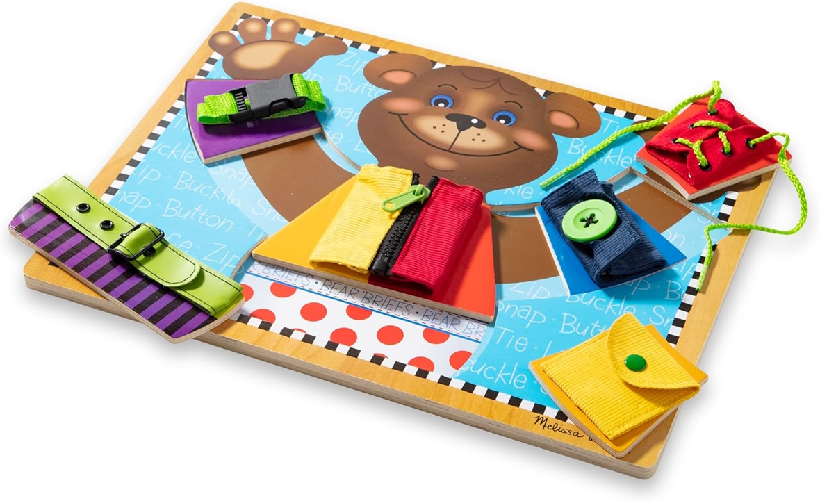 Melissa and Doug Basic Skills Puzzle Board preschool toy