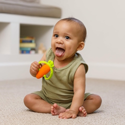 carrot shaped teether
