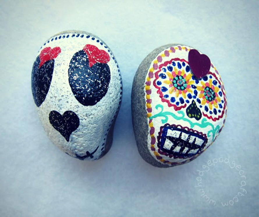 Día de los Muertos stone craft