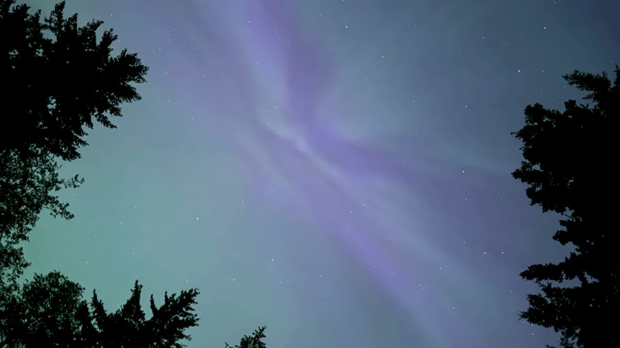 Aurora borealis is sometimes visible from the Seattle area, look for geomagnetic storms to know when