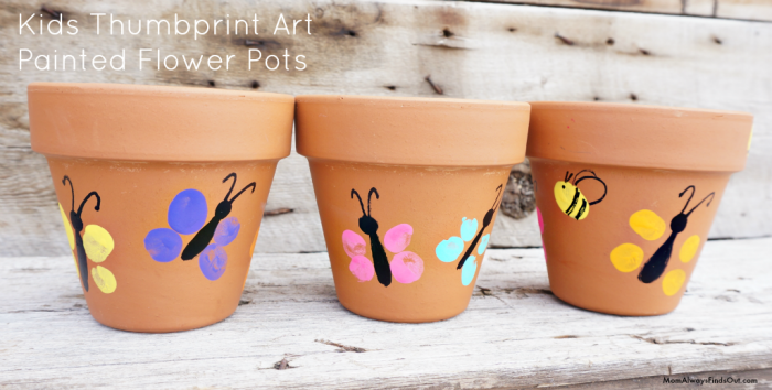 Thumb flower pots