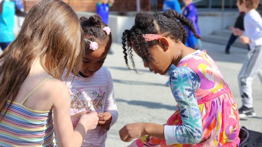 Students at Giddens School