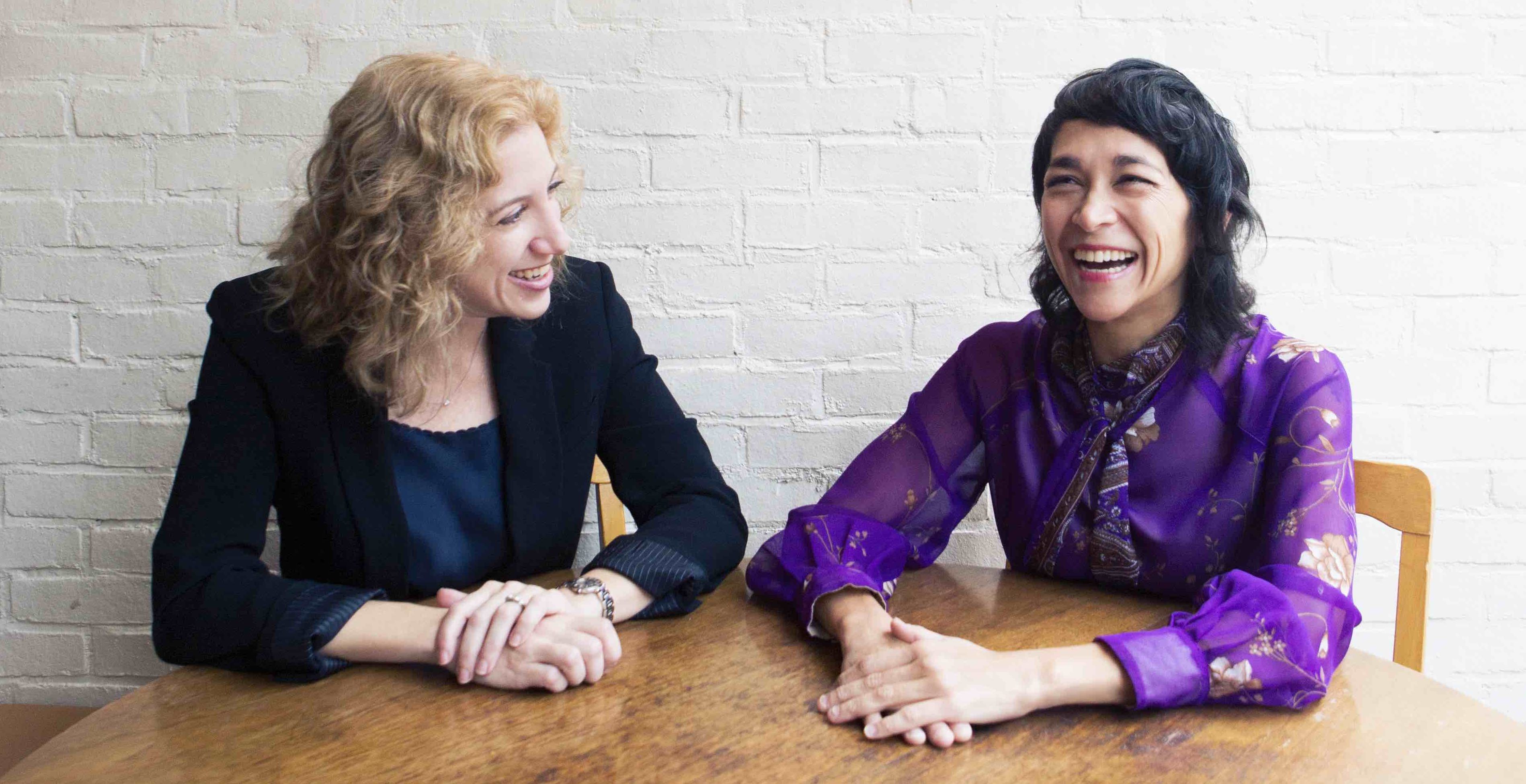 Hana Schank and Elizabeth Wallace