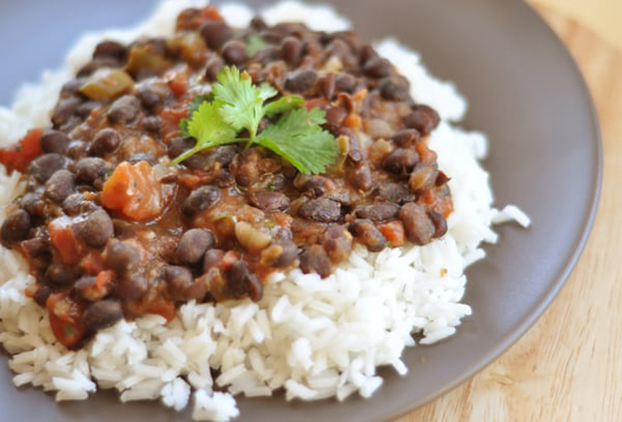 Classic and Simple: Black Beans and Rice 