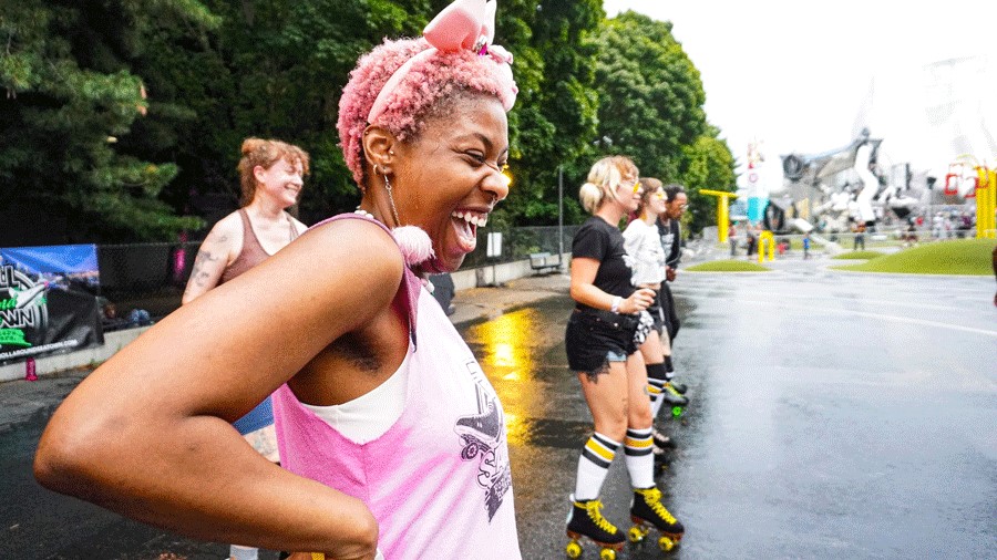 Roller derby at Bumbershoot