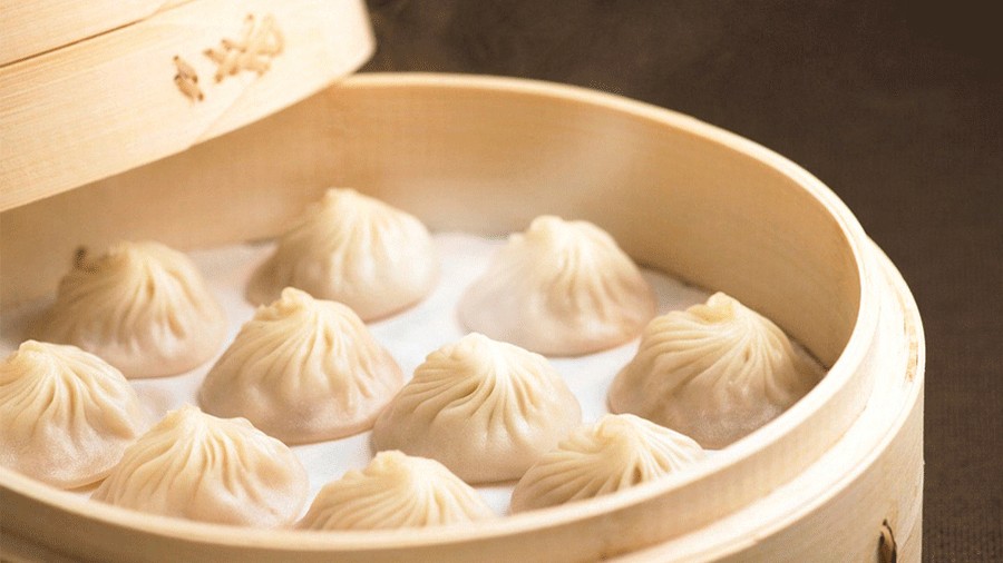 xiao long bao dumplings at Din Tai Fung, a Bellevue attraction for families