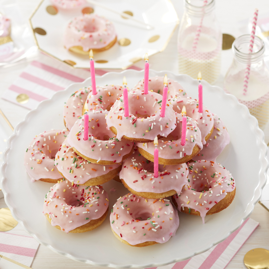 doughnut birthday cake