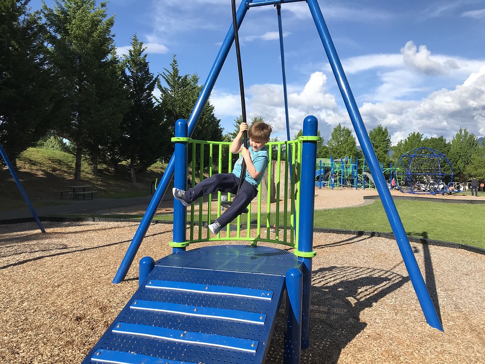 Fisher Creek Park’s Amazing Slides, Sphere, Zip Line and More