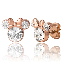 Minnie Mouse birthstone earrings