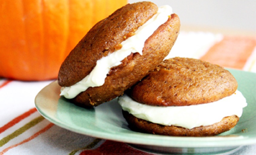 Pumpkin whoopies pies