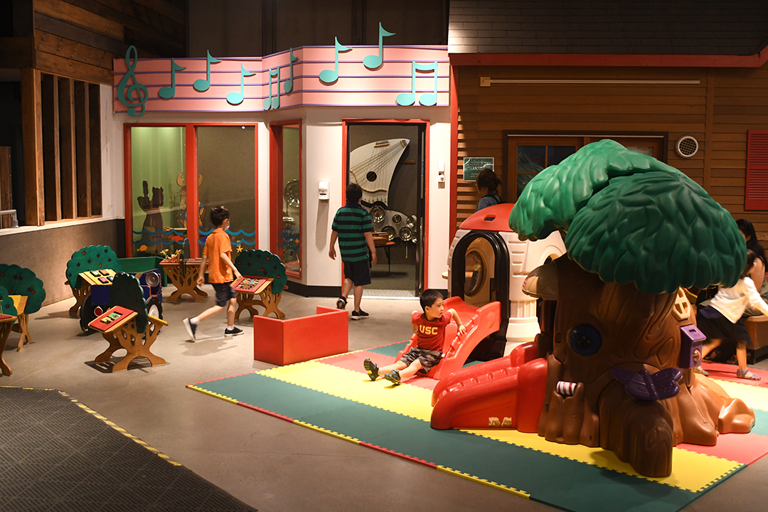 Just for Tots preschool play area at Pacific Science Center in Seattle
