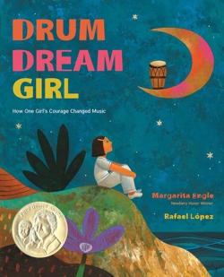 Drum Dream Girl book cover, Hispanic Heritage Month book