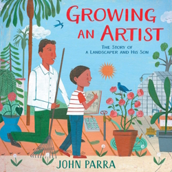 Growing up an Artist book cover, Hispanic Heritage Month book