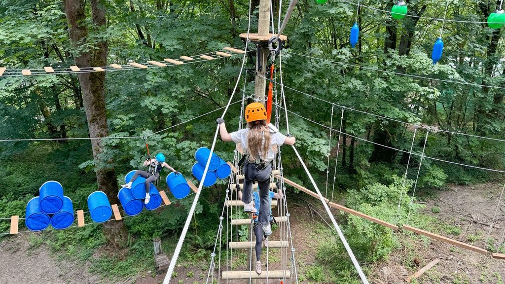 Recently Redesigned Aerial Park Thrills Families