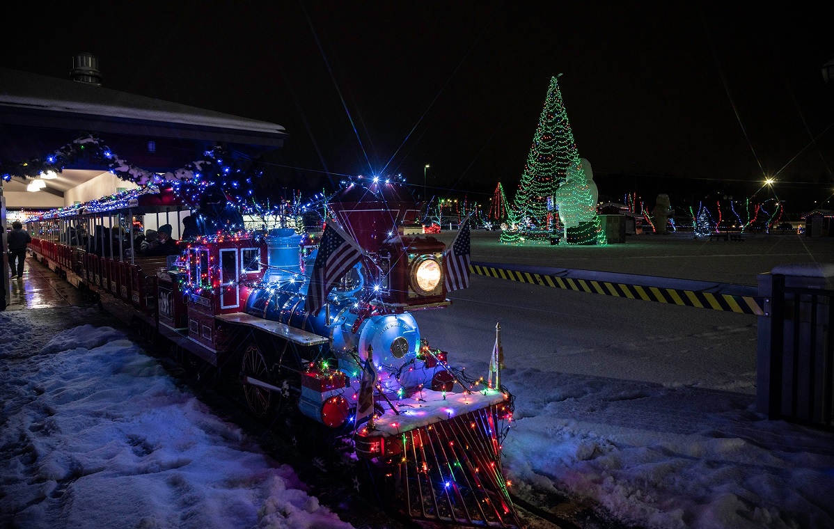 Santa’s Express Train at Holiday Magic at the Fair