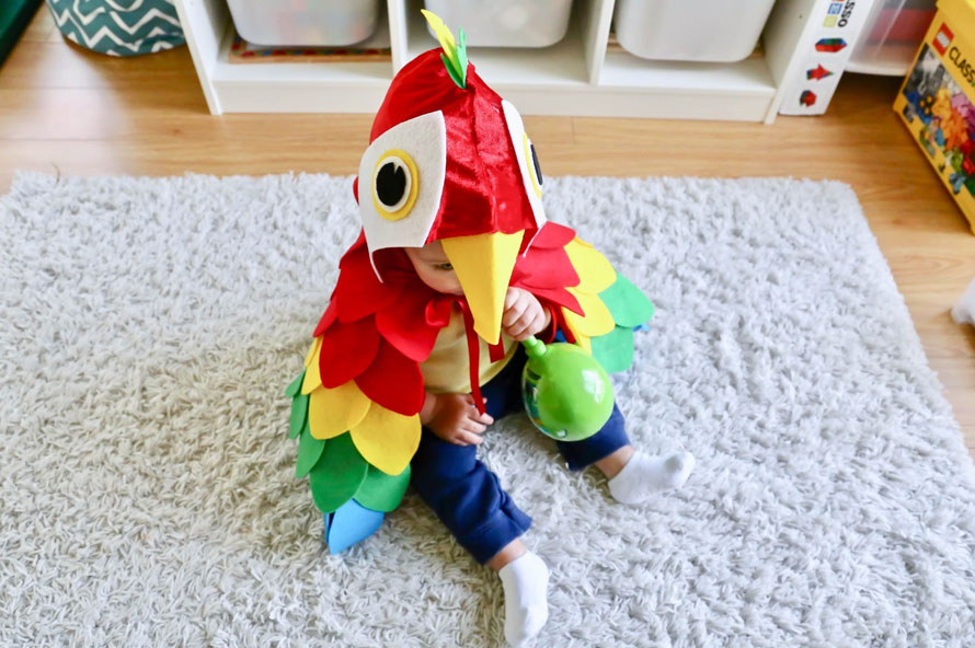 parrot halloween costume for tots