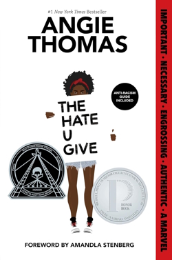 Cover of the banned book The Hate U Give