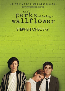 The cover of the banned book The Perks of Being a Wallflower