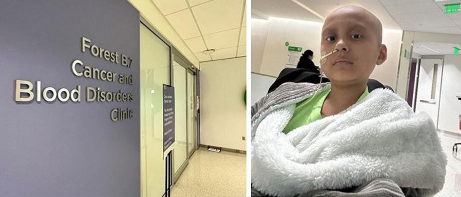 Ino with Leukemia at Seattle Children's Hospital