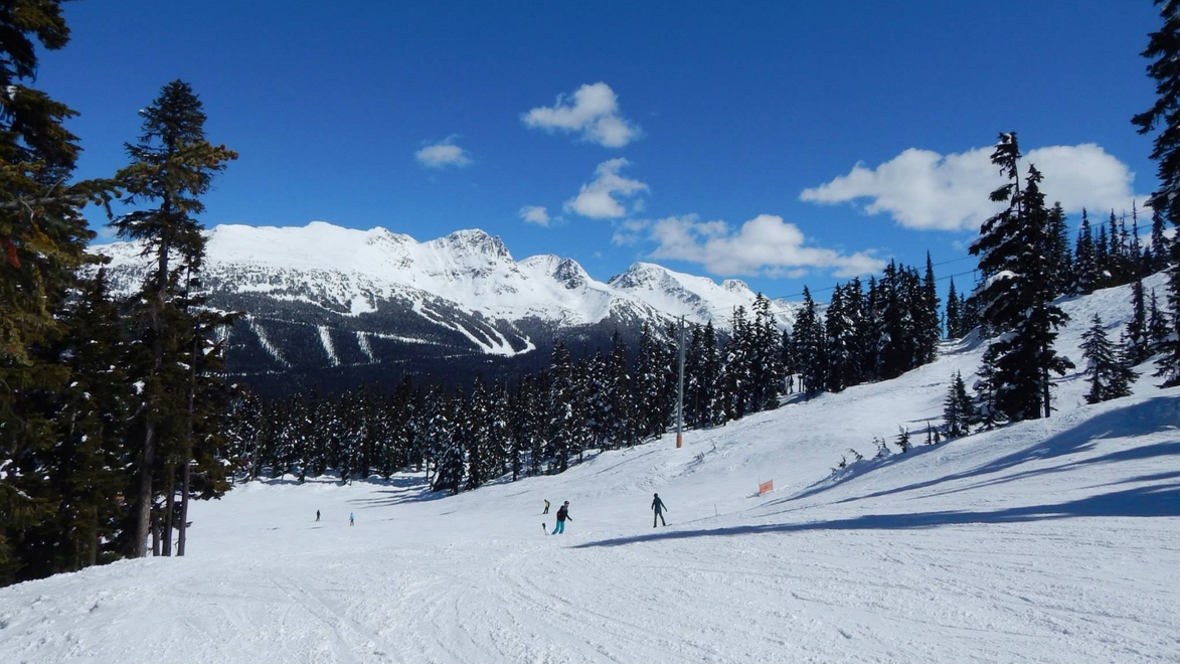 skiing at Whistler