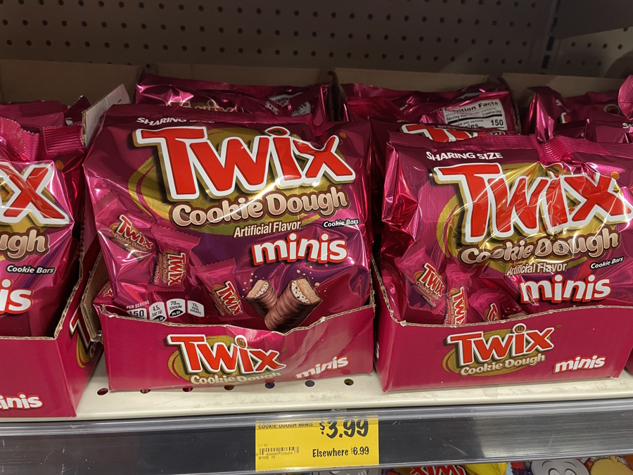 Cookie dough flavored Twix