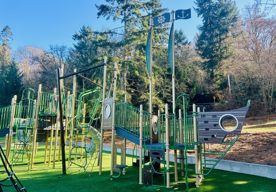Seattle playground, new Dockton playground opens on Vashon