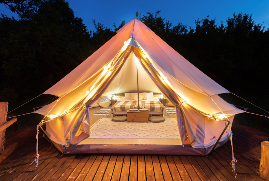 glamping tent