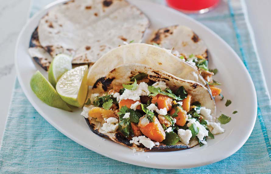 Chorizo and Butternut Squash Tacos