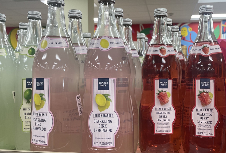 Fancy sparkling drink no alcohol