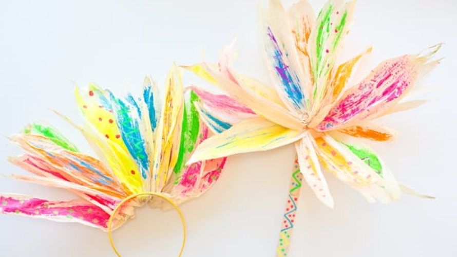Corn-husk-painting