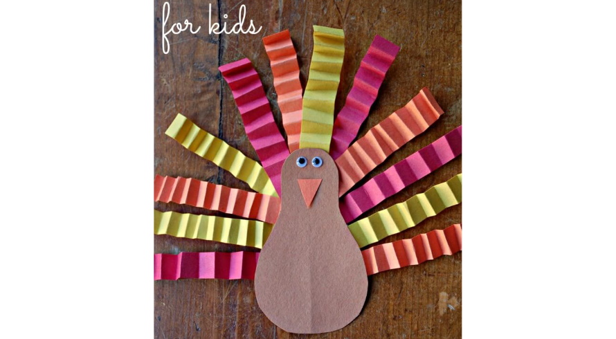 Paper turkey craft