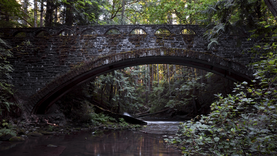 Whatcom Falls bridge Bellingham Washington things to do with kids and family