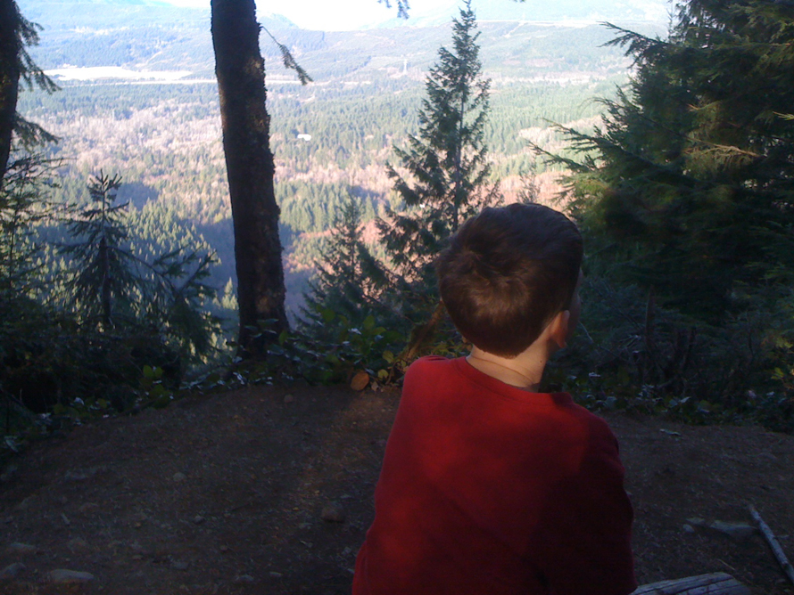 The view from the less crowded Cedar Butte Trail