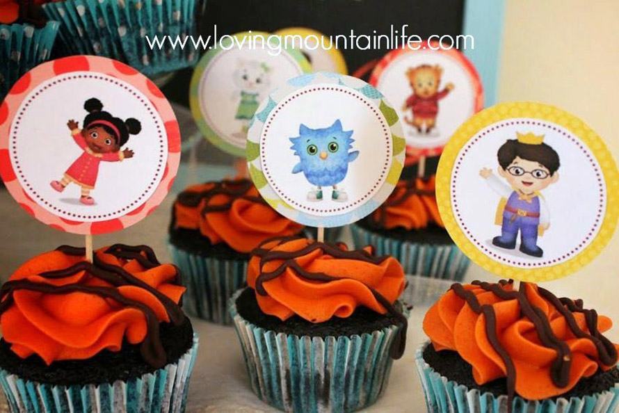 daniel tiger cupcake toppers