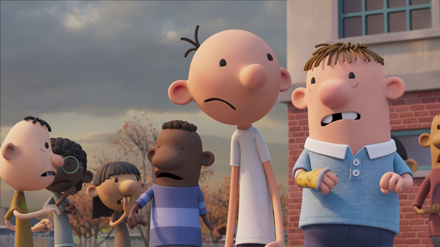 An image from the animated movie Diary of a Wimpy Kid