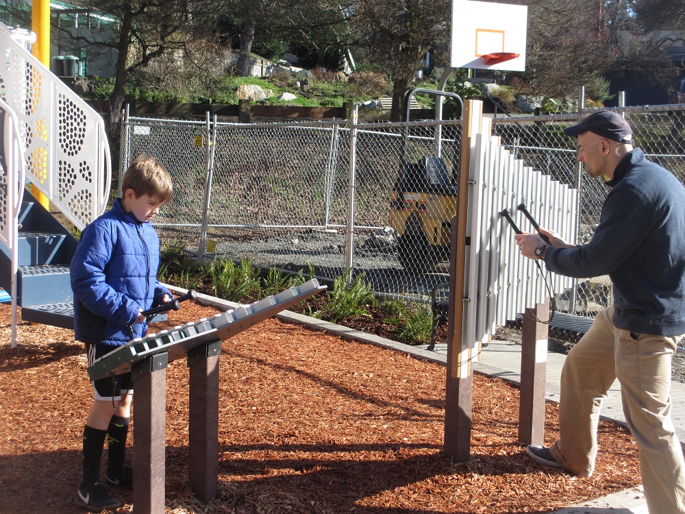 Musical elements at Victory Heights