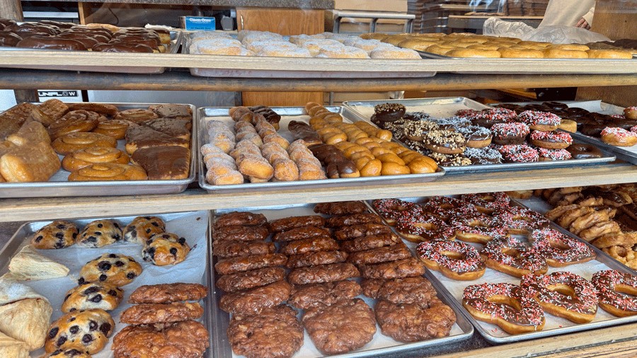 Chuck's Donut variety of flavors include all the classics