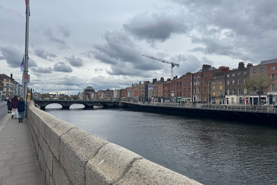 Liffey river in Dublin