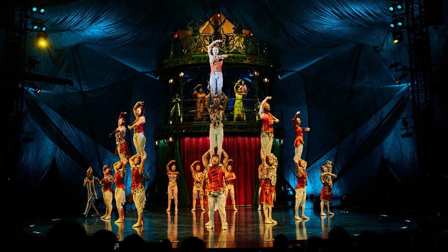 Charivari performance during KOOZA, a Cirque du Soleil production