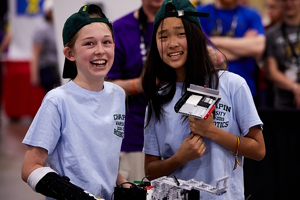 kids from FIRST league robotics