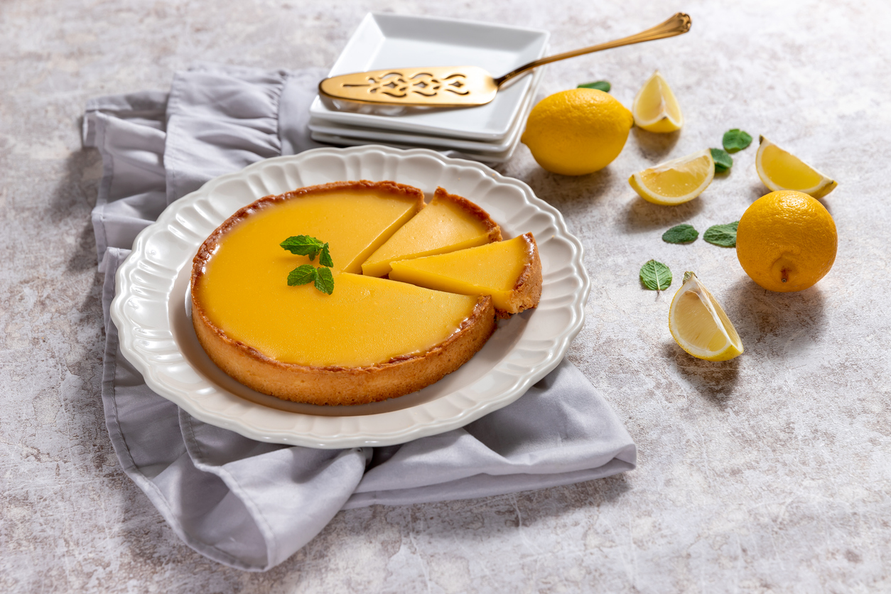 Easy, creamy, sweet-and-tart lemon pie