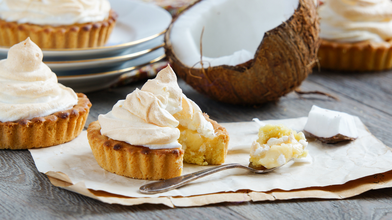 Classic coconut pie