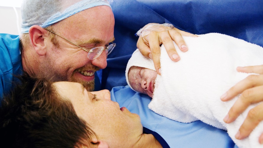new parents and baby