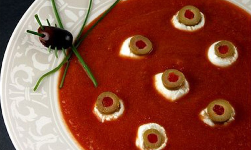 Tomato eyeball soup