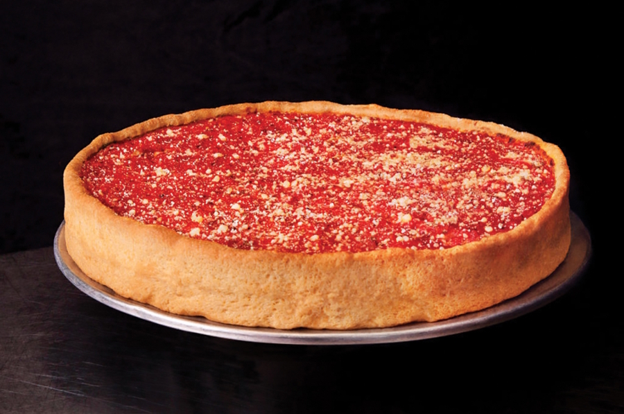 Chicago deep dish pizza