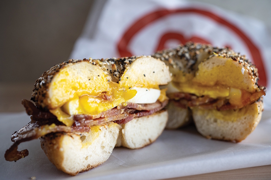 Bagel sandwich