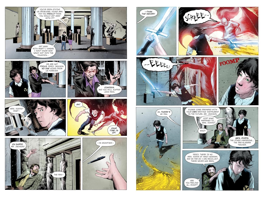 “Percy Jackson and the Olympians: The Lightning Thief – The Graphic Novel” by Rick Riordan