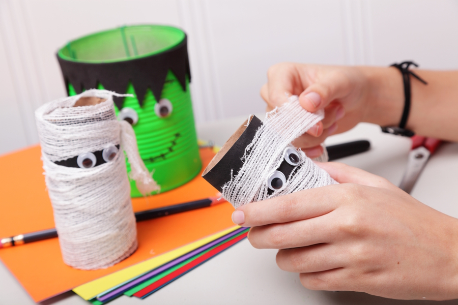 Halloween pinatas are a fun Halloween craft activity